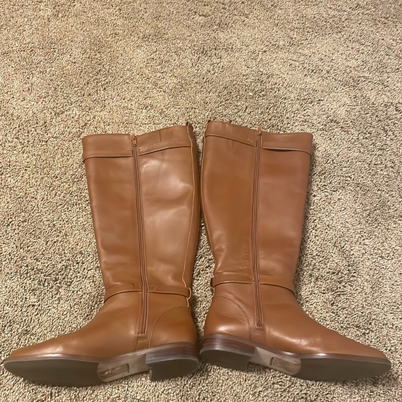 Ann Taylor Adalie Extended Calf Leather Boots - Picture 9 of 10